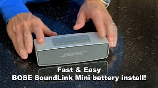 Easy BOSE SoundLink Mini battery replacement [upl. by Emmaline]