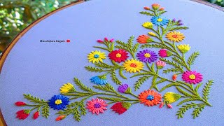 quotQuick amp Easy Lazy Daisy Stitch Embroidery Ideasquot [upl. by Teews432]