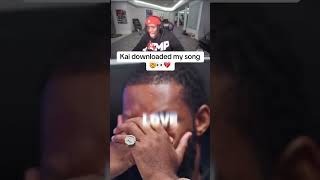 Kai Cenat Reacts to J Rizzy x SouthSideAce  About You Official Audio [upl. by Ika]