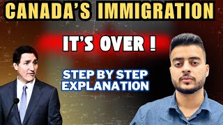 End of Immigration in Canada  Immigration Levels Plan 2025  Canada PR not possible [upl. by Notsruht]