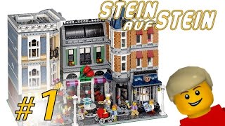 LEGO Creator StadtlebenAssembly Square 10255  LEGO Speed build Teil 1 [upl. by Anetsirhc3]