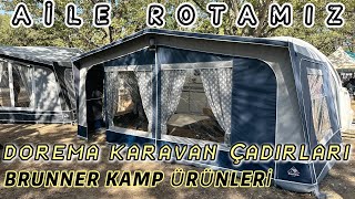 DOREMA KARAVAN ÇADIRLARI ve BRUNNER KAMP MALZEMELERİ İNCELEMESİ [upl. by Haimehen]