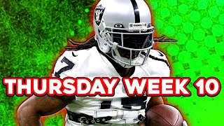 NFL DraftKings Picks  FanDuel NFL Week 10 Thursday Night Football TNF Showdown [upl. by Nadnarb176]