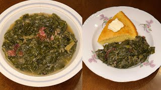 Soul Food Mustard Greens  How To Make Southern Mustard Greens  Ellen’s Thanksgiving Series 🥬 [upl. by Leuqer]