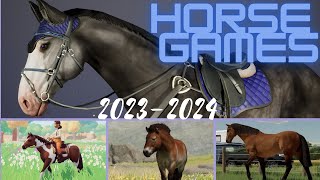 THE BEST amp ❗️NEW❗️ HORSE GAMES 20232024 [upl. by Tubb]