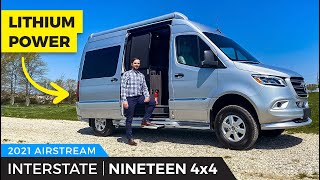 LUXURY CLASS B CAMPER VAN  2021 Interstate Nineteen 4x4 Mercedes Benz Sprinter RV VANLIFE [upl. by Naylor227]