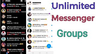 how to find Messenger groups Messenger groups linkMessenger chatting groups [upl. by Arytal]