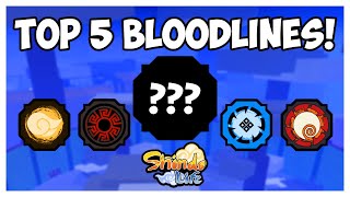 TOP 5 BEST BLOODLINES IN SHINDO LIFE ROBLOX [upl. by Meredeth300]