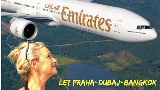 Let Praha🇨🇿  Dubaj🇦🇪  Bangkok 🇹🇭 [upl. by Lenej]