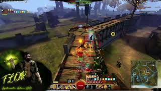 GW2  Flor ft Azzardome  Warrior WvW Outnumbered 2vX [upl. by Takken458]