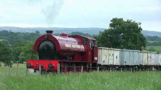 Foxfield Railway Summer Steam Gala 2010  Part 1 [upl. by Mallen]