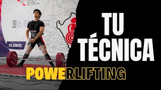 TÉCNICA PERFECTA en POWERLIFTING [upl. by Ham]