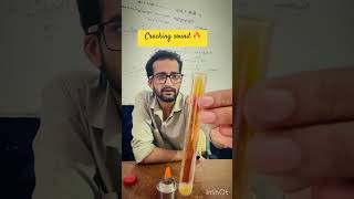 Heating Nitrate Salt  Class 12 Chemistry Practical’s shorts chemistry youtube [upl. by Schreck]