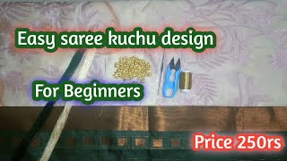 ಸೀರೆ ಕುಚ್ಚು13Simple krosha saree kuchu  saree kuchu design for Beginners [upl. by Enair]