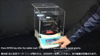 水に浮くもの比重測定 Floating Sample Density Measurement ELECTRONIC DENSIMETER MDS300 PART 32 [upl. by Bocaj642]