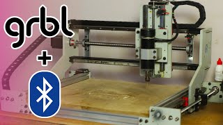 How to opertae CNC machine using mobile over bluetooth Wireless CNC machine control [upl. by Sirromed]