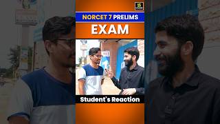 NORCET 7 Prelims Students Review shorts rajusir [upl. by Atazroglam]