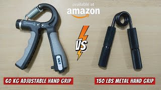 68KG Metal vs 60Kg Adjustable HAND GRIPPER Which to buy  👏Get Veins fast [upl. by Einna]