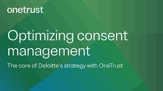 Optimizing Consent Management [upl. by Norat652]