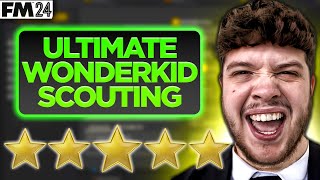 The BEST FM24 Wonderkid Scouting Guide [upl. by Lumbard621]