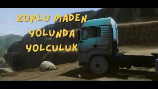 MAN ÇEKİCİ İLE ZORLU MADEN YOLU  AĞIR YÜK İLE YAĞMURLU MADEN YOLU  TRUCKERS OF EUROPE 3 [upl. by Kreiner]