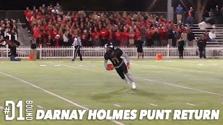 Darnay Holmes 5STAR RECRUIT INSANE Punt Return TD Calabasas CIFSS Championship [upl. by Bakerman]