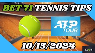 Tennis Picks and Predictions 101524 [upl. by Madelin]