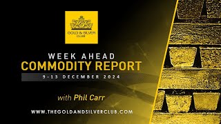 WEEK AHEAD COMMODITY REPORT Gold Silver amp Crude Oil Price Forecast 9  13 December 2024 [upl. by Aleydis]