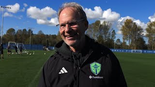 Schmetzer provided insight on the Sounders 11 draw vs Portland amp facing Houston in MLS Playoffs [upl. by Scibert249]