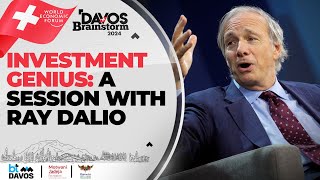 DavosBrainstorm2024 Ray Dalio Founder CIO Mentor Bridgewater Associates [upl. by Alyakcm]