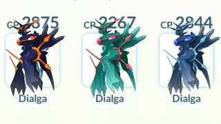 😱original forms of dialga battle in pokemon go ✨shiny dialga special move roar of time viralvideo [upl. by Viridissa]