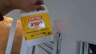 how to add inhibitor in towel radiator diy boiler inhibitor radiator [upl. by Aicert]