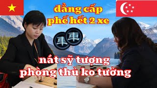 Nát sỹ tượng 99 99 thua Ngô Lan Hương dĩ thoái vi tấn pháo mã tung hoành [upl. by Naelopan]