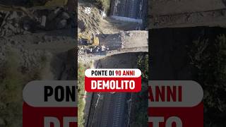 Demolizione di un ponte di 90 ANNI VIDEO COMPLETO👆👆 [upl. by Nylirej491]