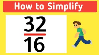 How to Simplify the Fraction 3216  3216 Simplified [upl. by Denny955]