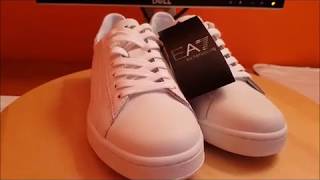 EMPORIO ARMANI LEATHER SNEAKER [upl. by Hsirrehc]