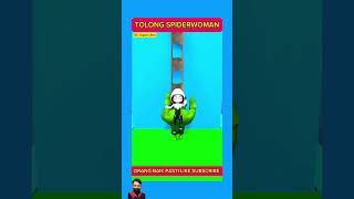 Tolong SPIDERWOMAN yang dibawa HULK 😡😱 shorts kartun animation lucu spiderman [upl. by Meghan]