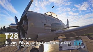 T28 dedicates to Hmong Pilots served US CIA Secret War in Laos [upl. by Katonah]