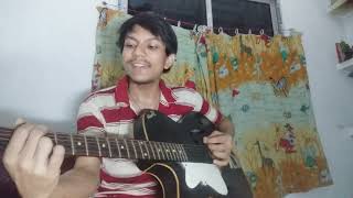 Majhe majhe tobo dekha pai song covered by Akash [upl. by Ttessil]