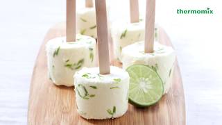 Thermomix® Singapore Lime Ice Popsicle Recipe [upl. by Nynahs]