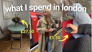 What I spend In a Month as a 23yr old in london  my rent transport amp savings [upl. by Aurilia]