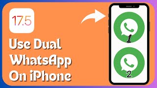 How To Use Dual WhatsApp In iPhone  2 WhatsApp in One iPhone  Dual Messenger WhatsApp iPhone [upl. by Nylaroc]