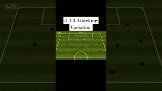 343 Attacking Variation soccershorts soccerdrills soccertraining [upl. by Hole]