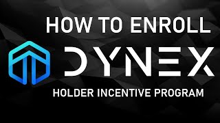 How to Enroll to the Dynex Holder Incentive Program DHIP [upl. by Epuladaugairam]