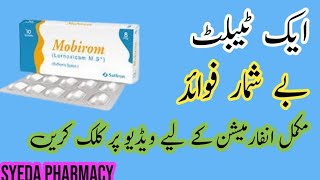 Mobirom tablet uses benefits side effects in UrduHindi  Lornoxicam tablet uses in Urdu [upl. by Anuhsal671]