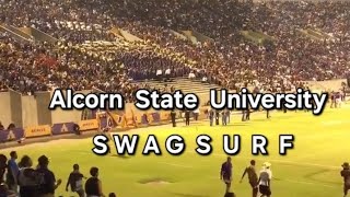 Swag Surf Alcorn State University Marching BandSWAC Championship Game vsSouthern University 2016 [upl. by Sulohcin]