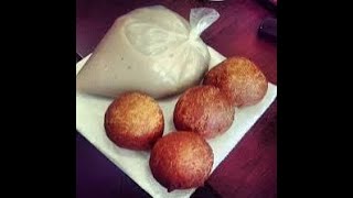 BigSteff Da Ghana Cho Foodie Content Hausa Koko and Bofrot ToogbePuff Puff [upl. by Kcirrag80]