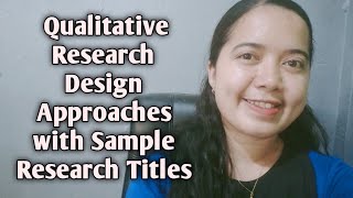 Qualitative Research and its Research Design Approaches [upl. by Tiertza]