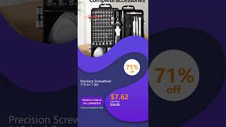 Price drop  Precision Screwdriver 115in1 Set [upl. by Esyak]