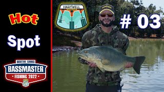 Where to find Bass on Lake Hartwell Hotspot 3  Bassmaster Fishing 2022 [upl. by Aikyt]